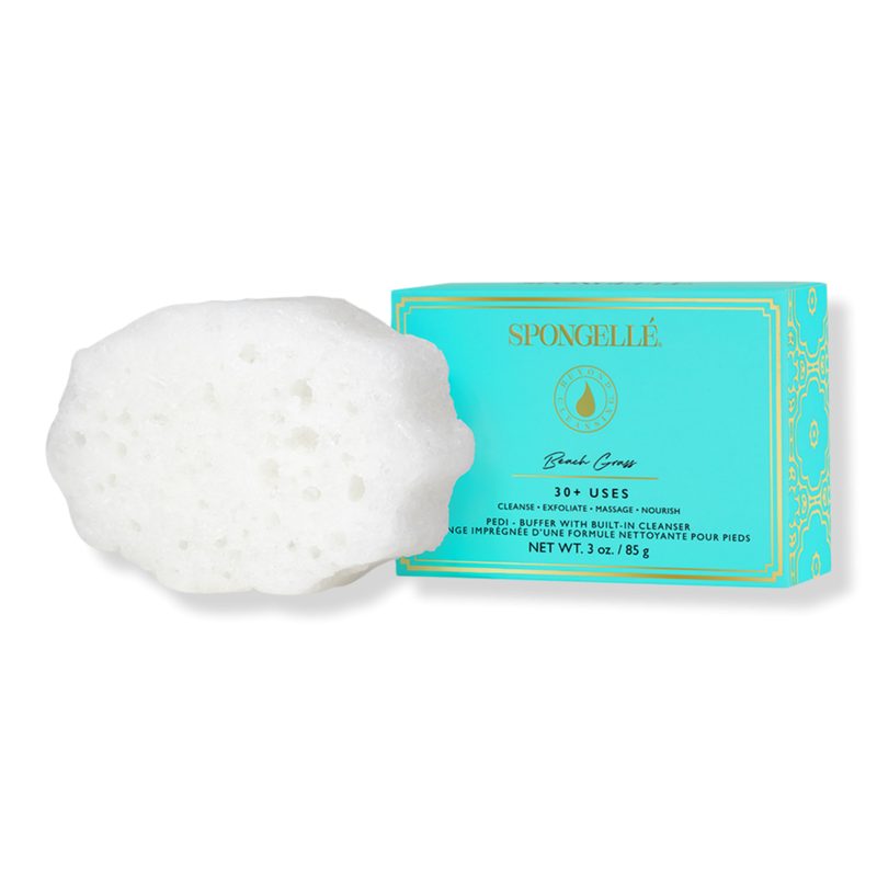 Beach Grass Daisy Collection Pedi Buffer Body Wash Infused Exfoliating Foot & Heel Scrub
