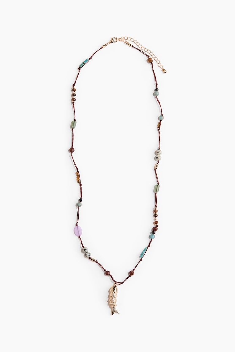 Beaded Cord Necklace