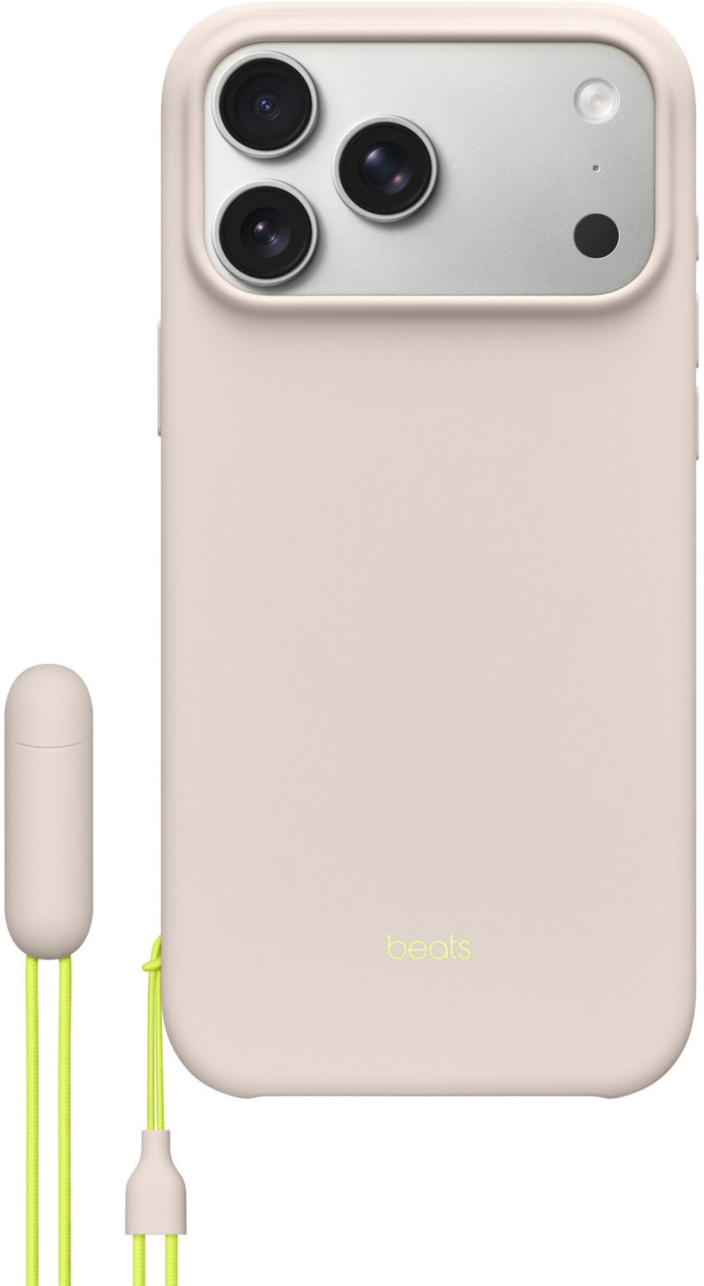Beats iPhone Cover with Stand for iPhone 17 Pro Max with MagSafe and Camera Controller lime grey