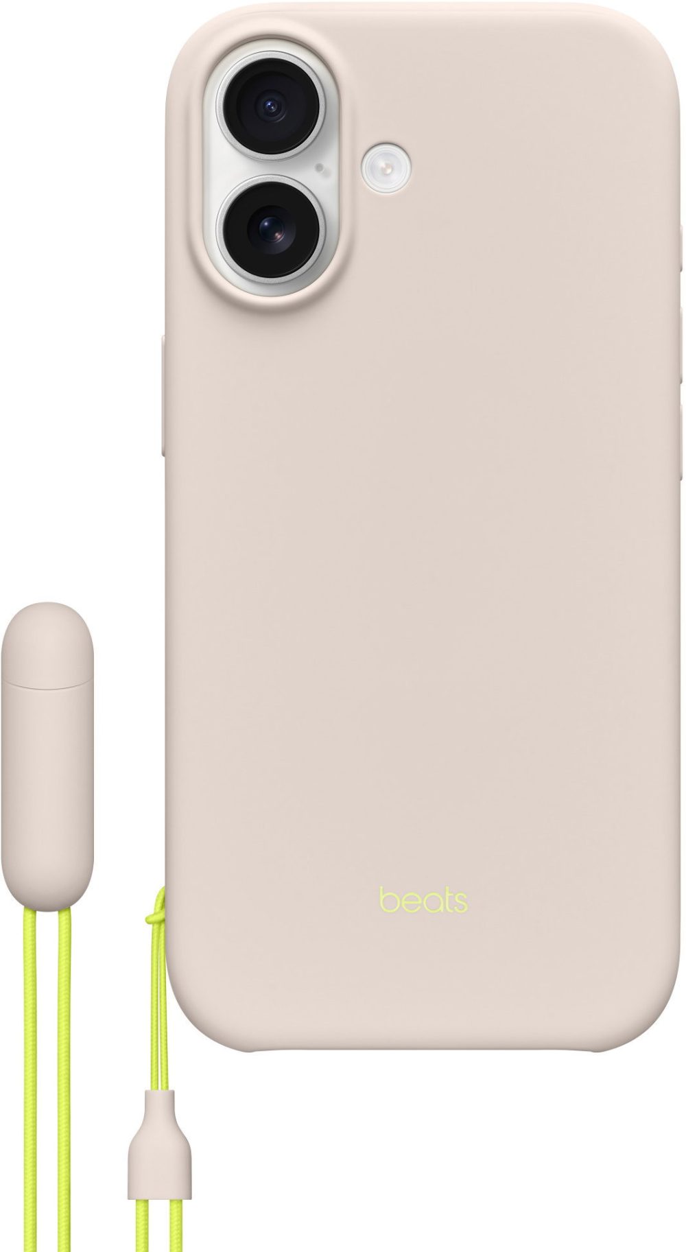 Beats iPhone Cover with stand for iPhone 17 with MagSafe and camera controller lime grey