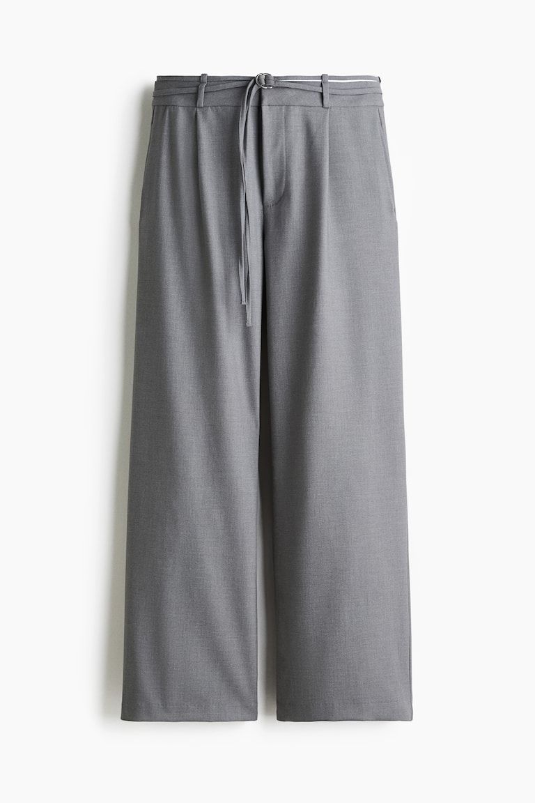 Belted Dress Pants