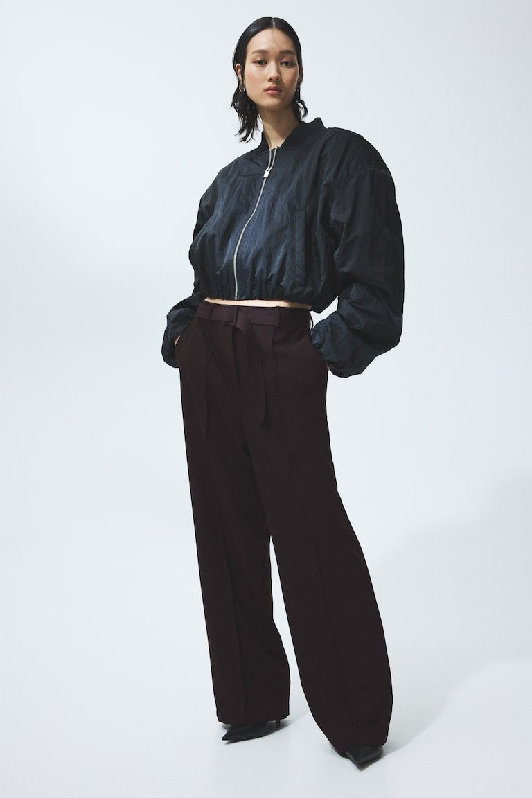 Belted Dress Pants