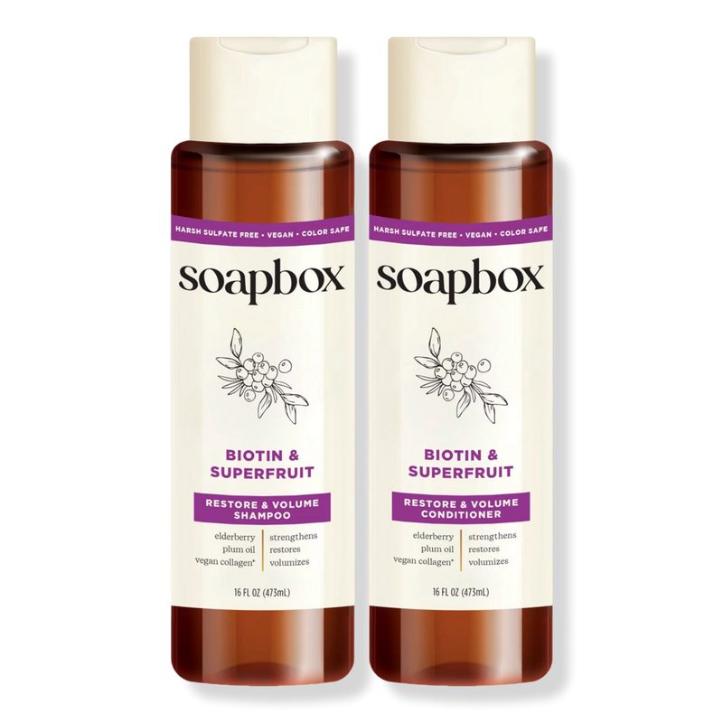 Biotin Shampoo & Conditioner Duo - 16 oz