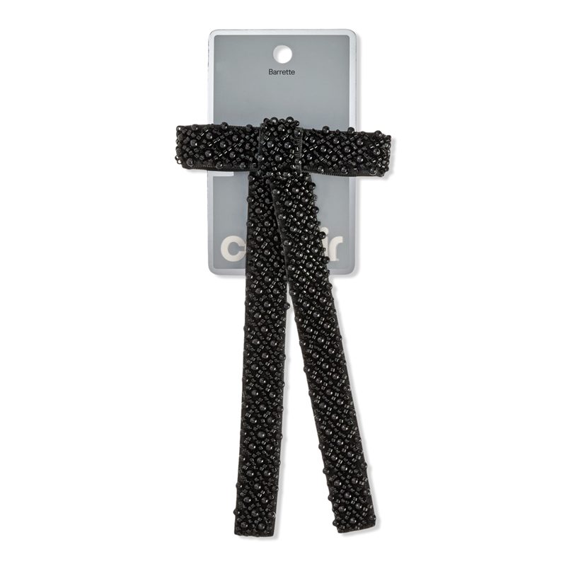 Black Bow Barrette