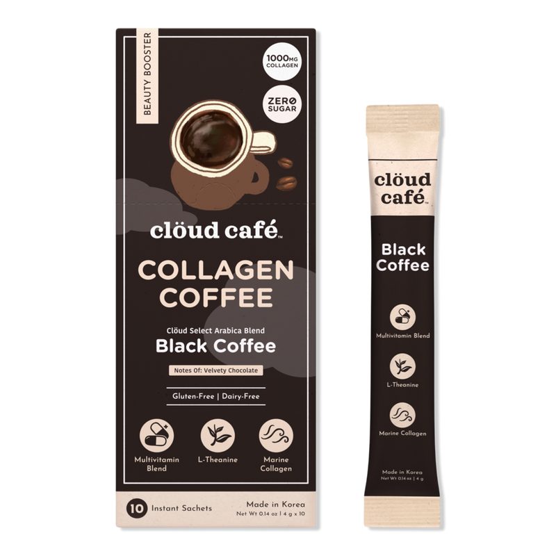 Black Coffee Collagen-Infused Beauty Booster