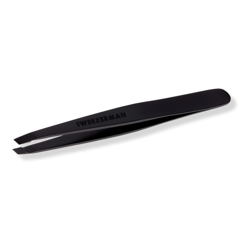 Black Matte Slant Tweezer
