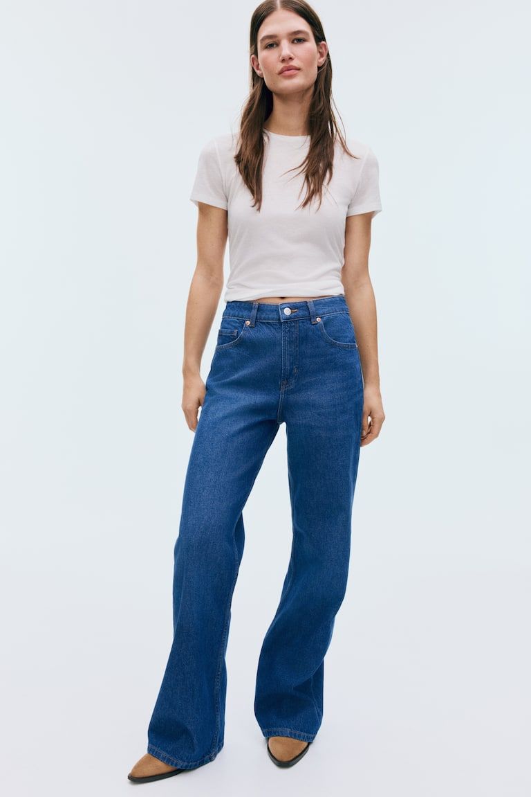 Bleecker High Rise Wide Leg Jeans
