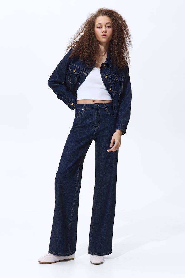 Bleecker High Rise Wide Leg Jeans