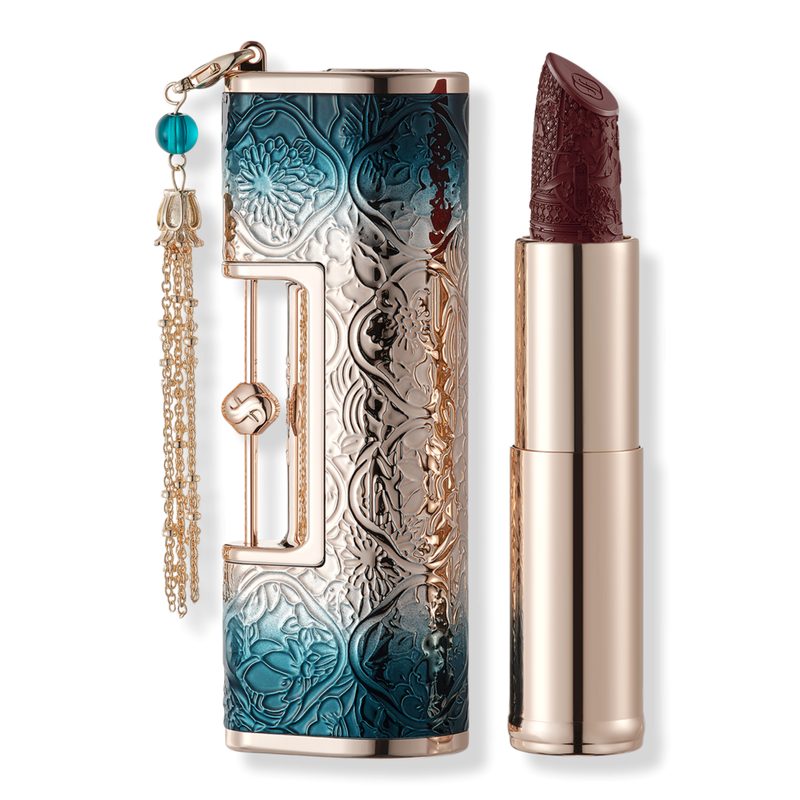 Blooming Rouge Love Lock Engraved Lipstick - M1888 Fuchsia Fame