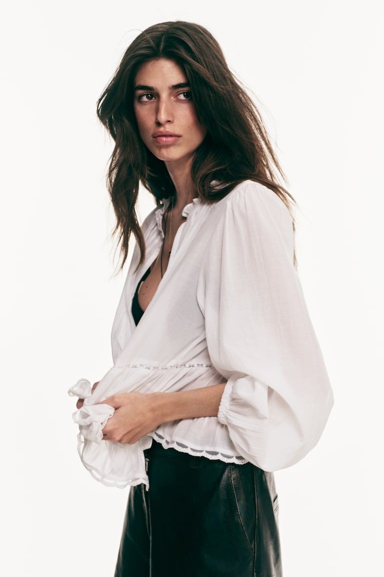 Blouse with Pintucks