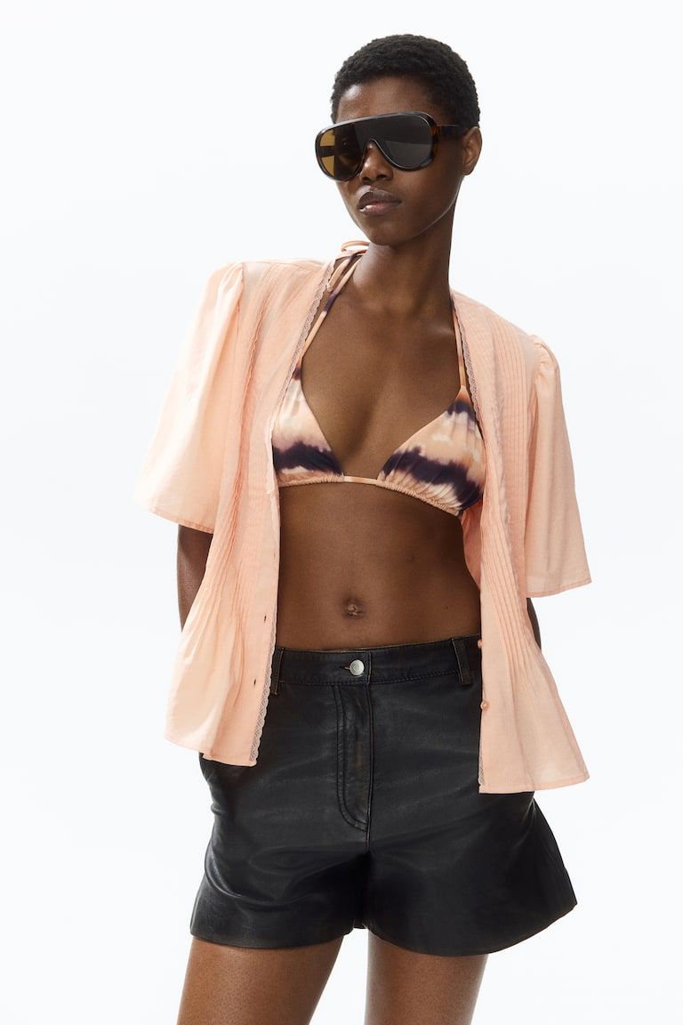 Blouse with Pintucks