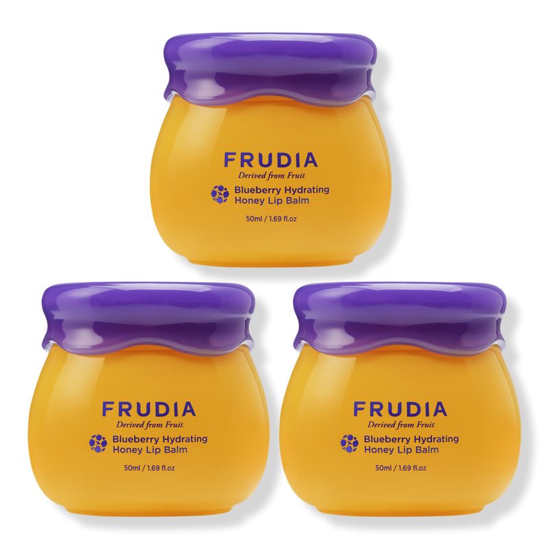 Blueberry Hydrating Honey Lip Balm 3-Pack