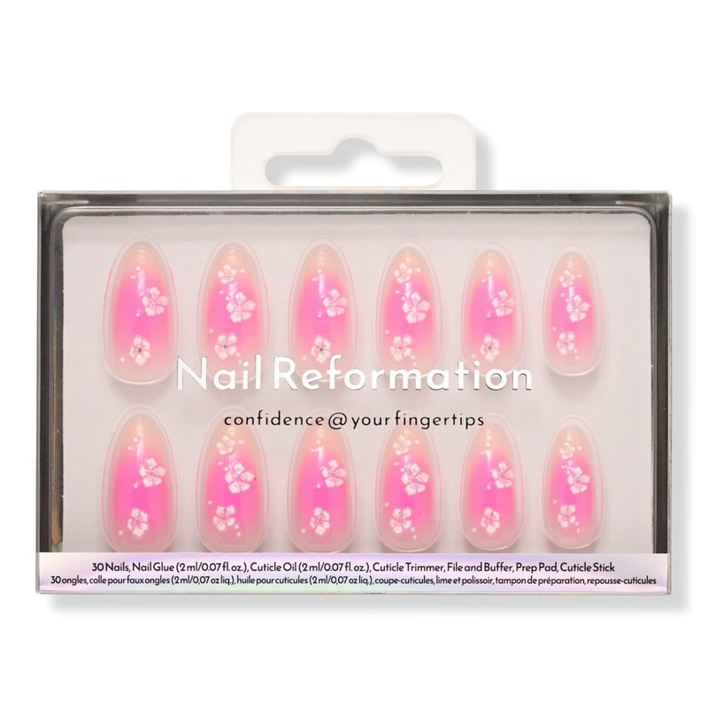 Blushed Tulip Press On Nails