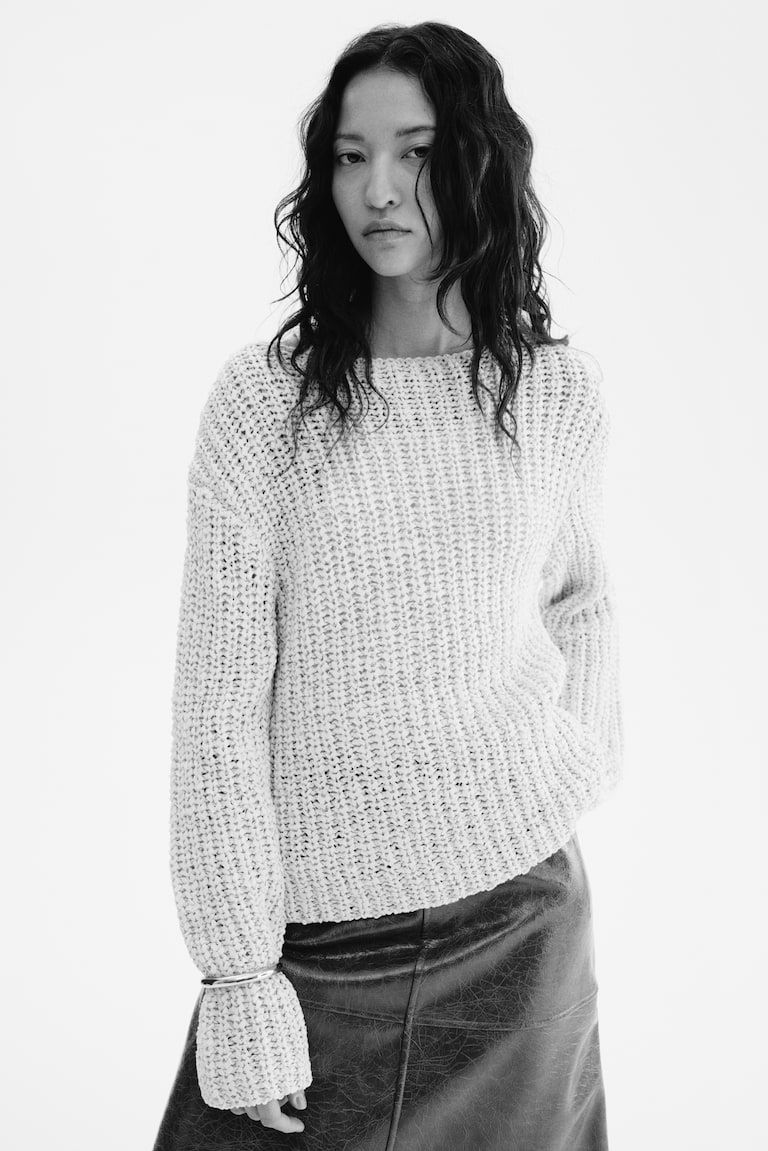 Boat-Neck Sweater