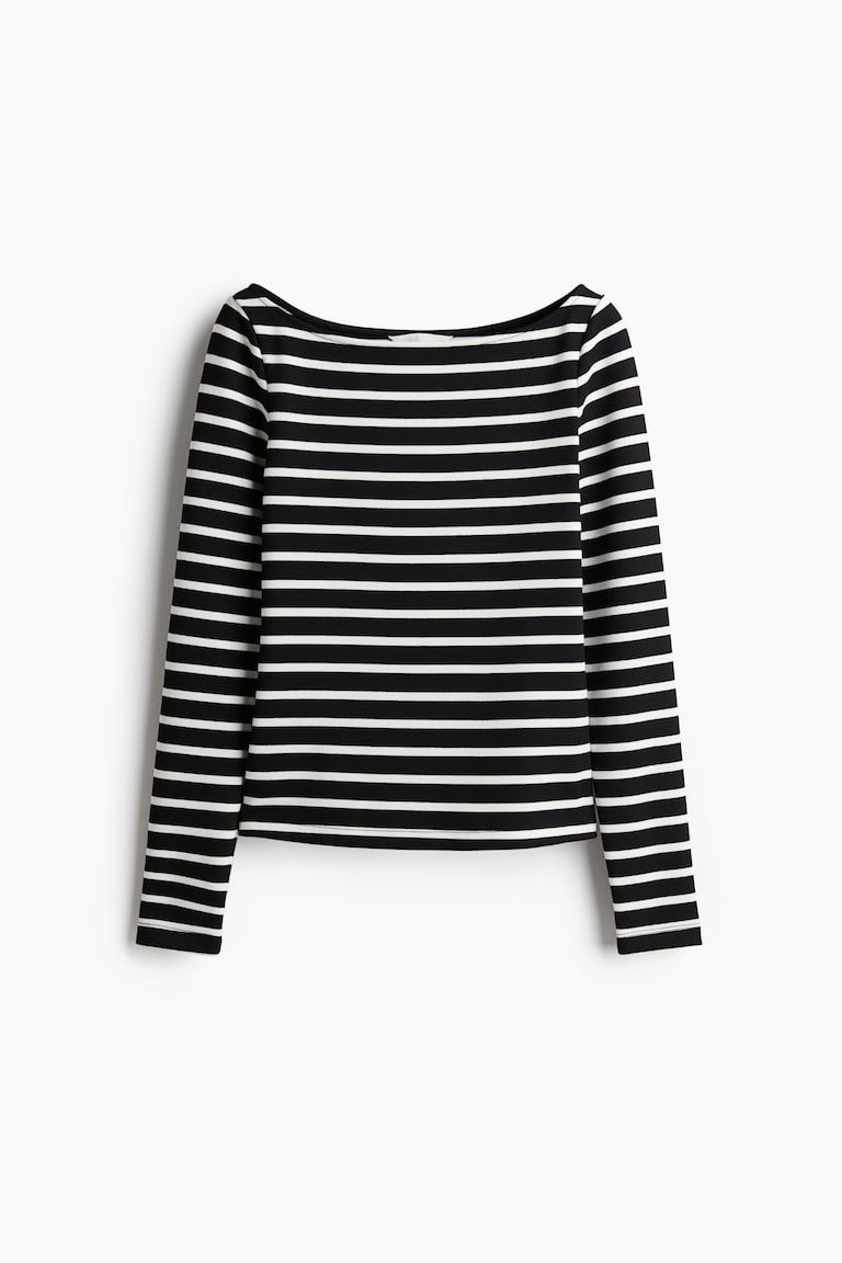Boat-Neck Top