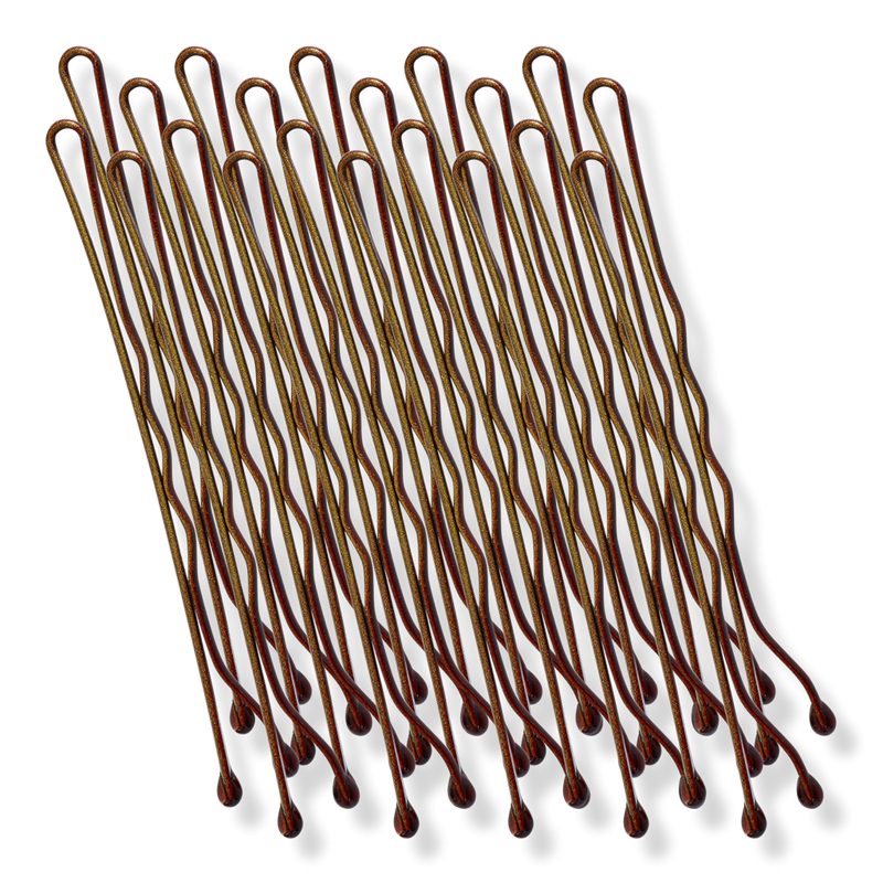 Bobby Pins 45 Piece Set - Brown