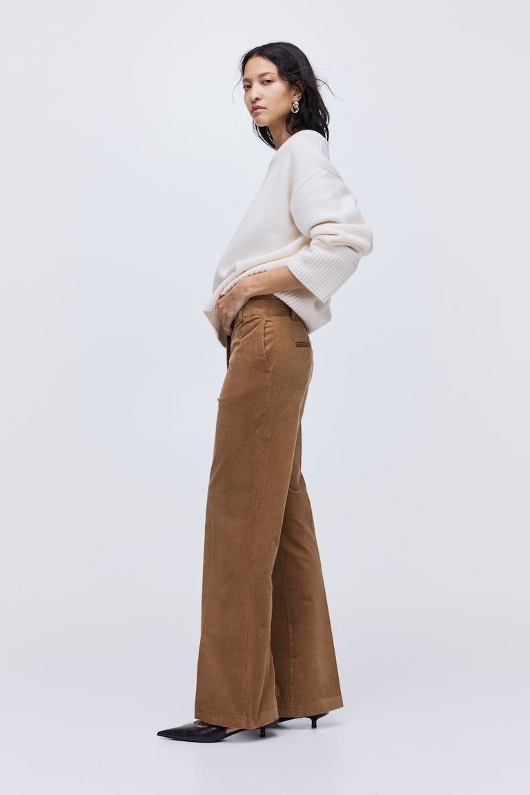 Bootcut Corduroy Pants