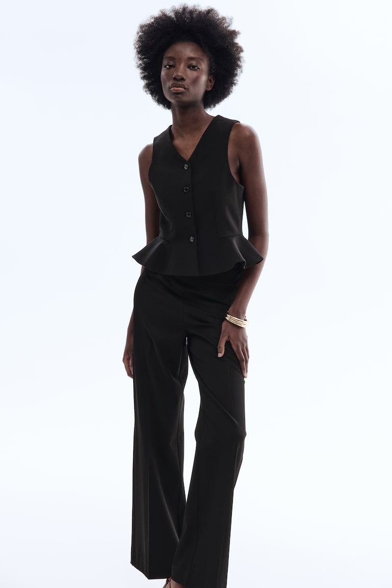 Bootcut Twill Pants