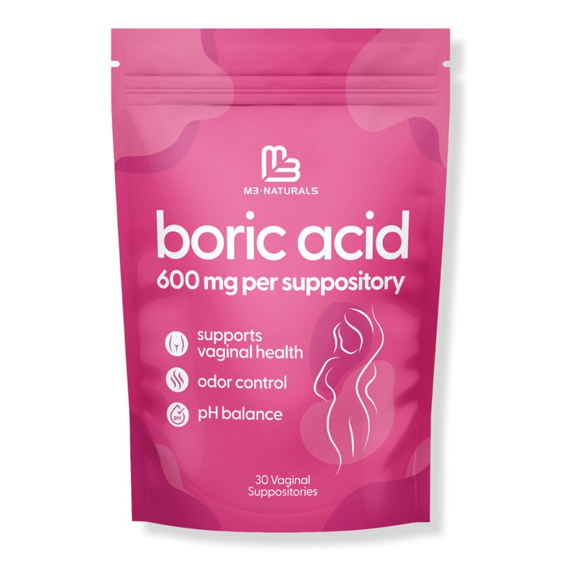 Boric Acid Vaginal Suppositories for Women