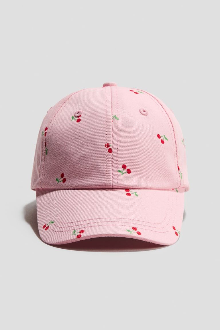 Bow-Detail Cotton Cap