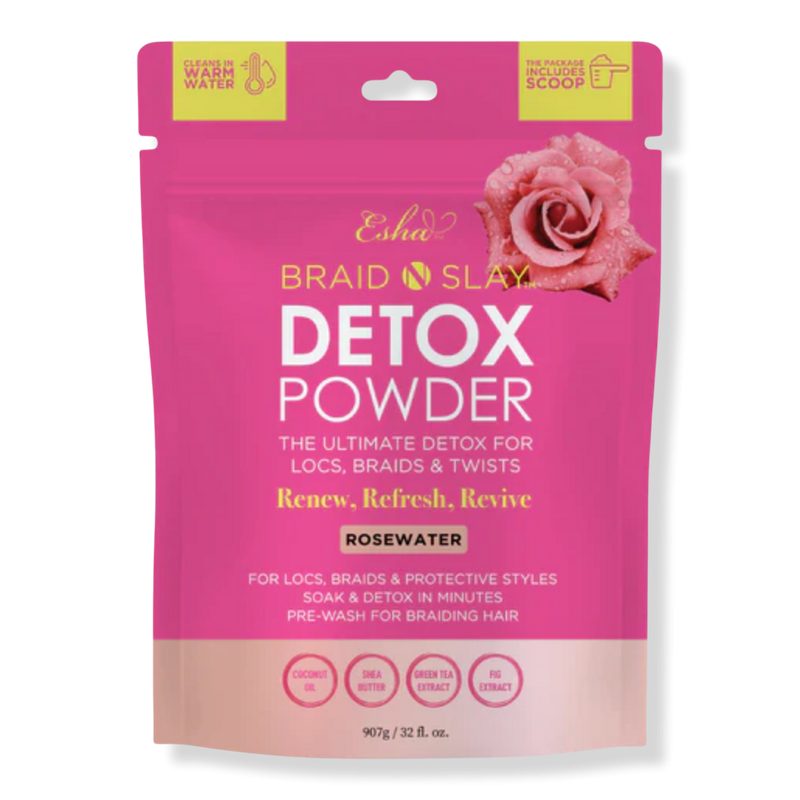 Braid N Slay Detox Powder - Rosewater - 32 oz