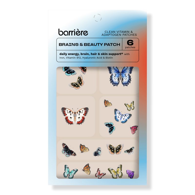 Brains & Beauty Patch 6-Pack - Butterflies