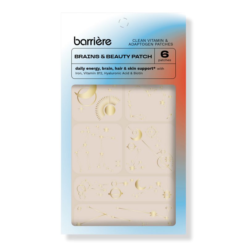 Brains & Beauty Patch 6-Pack - Gold Celestial