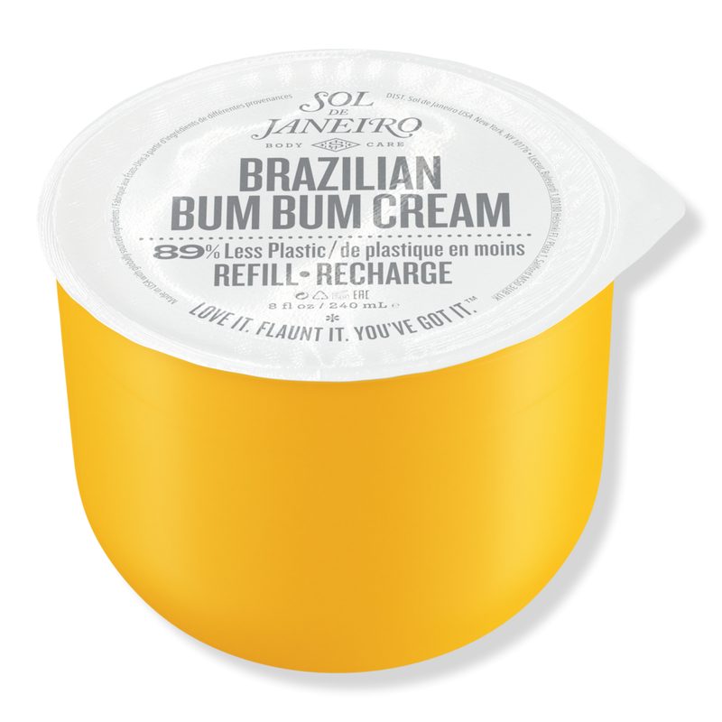 Brazilian Bum Bum Visibly Firming Refillable Body Cream with Caffeine-Rich Guaraná - 8.1 oz Refill