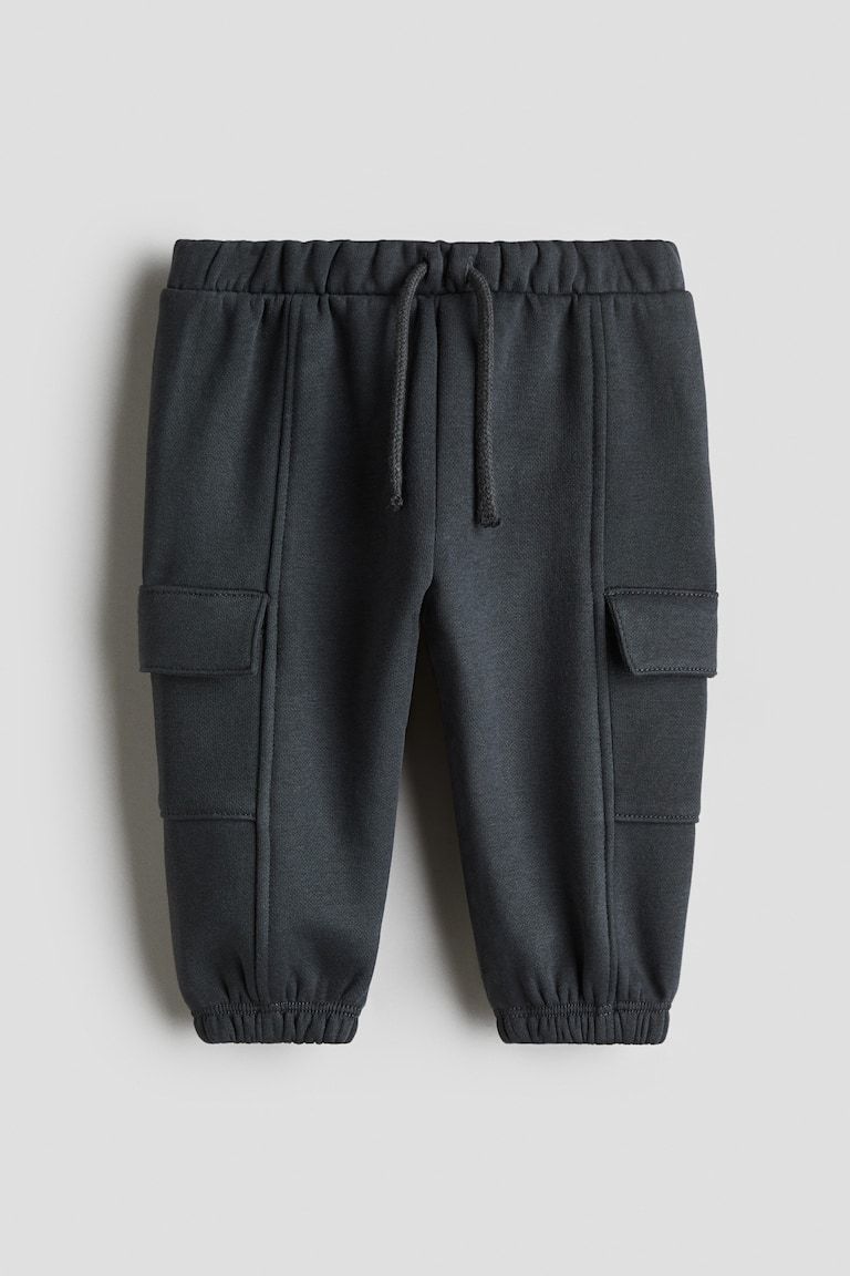 Brushed-Inside Cargo Joggers