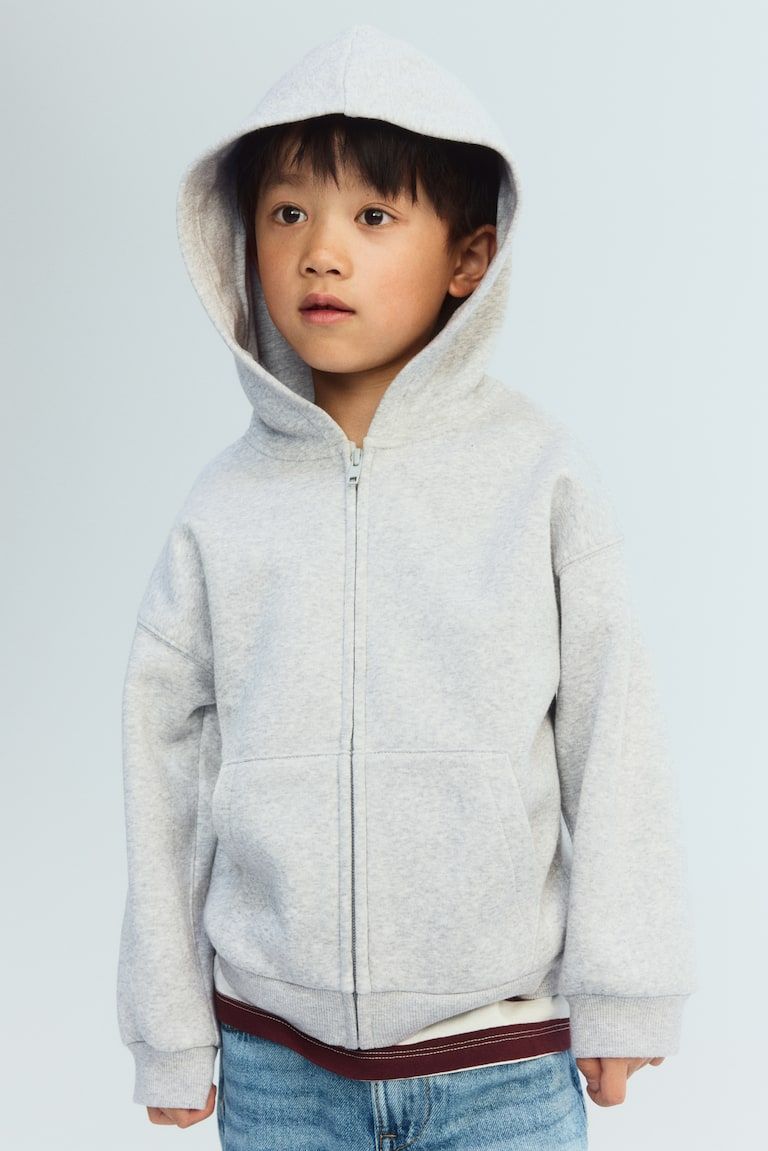 Brushed-Inside Hooded Jacket