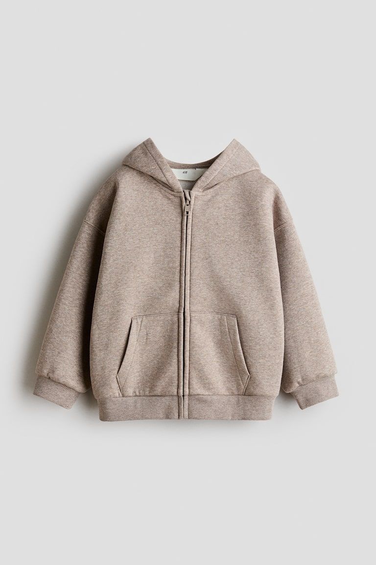 Brushed-Inside Hooded Jacket