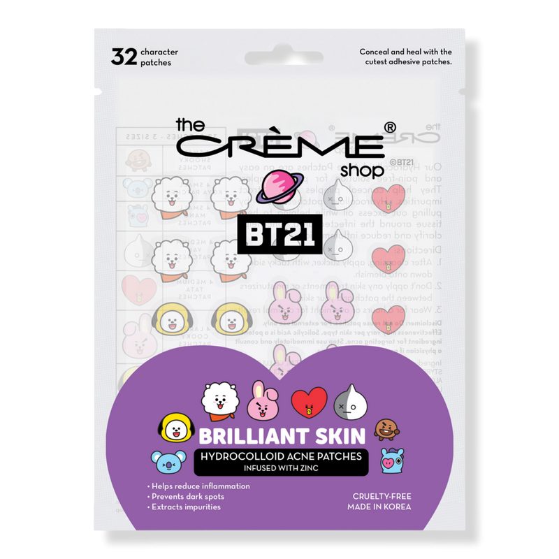 BT21 Brilliant Skin Hydrocolloid Acne Patches