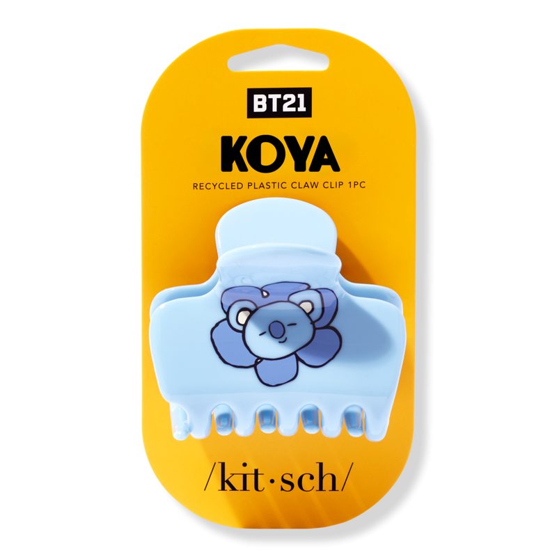 BT21 x Kitsch Recycled Plastic Puffy Claw Clip - Koya