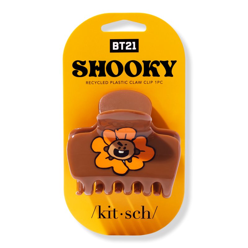 BT21 x Kitsch Recycled Plastic Puffy Claw Clip - Shooky