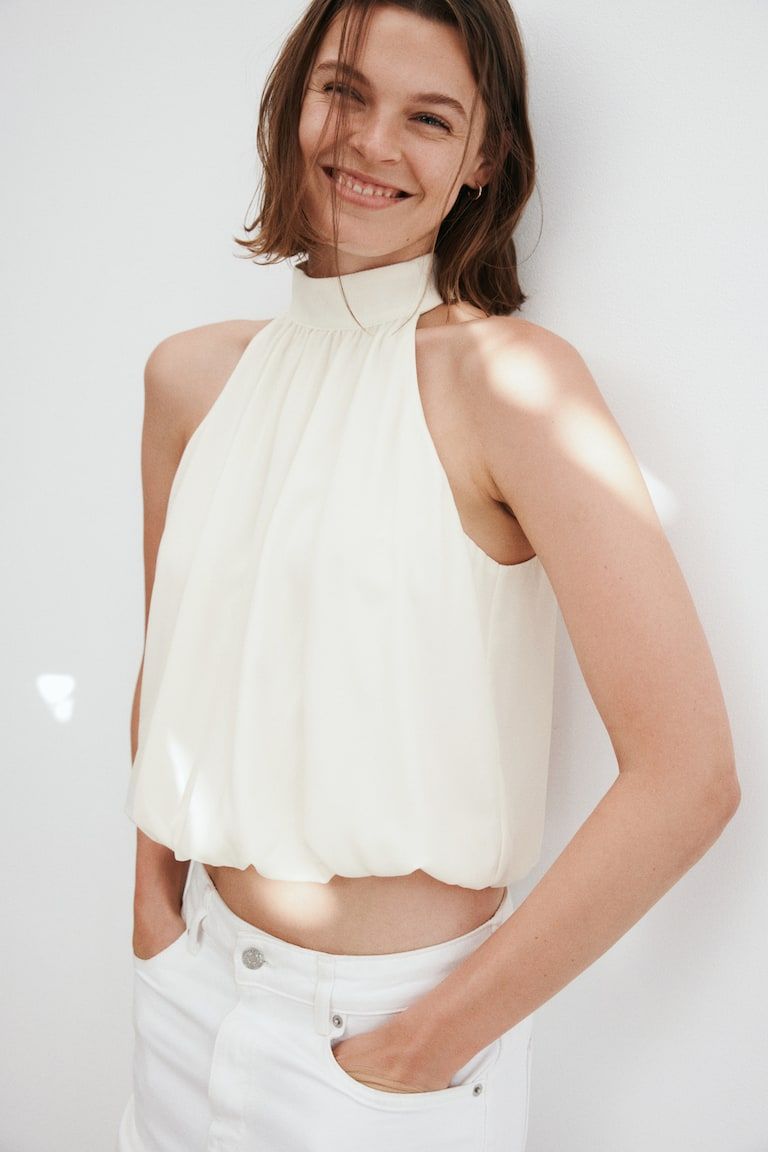 Bubble-Hem Top