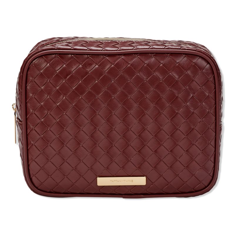 Burgundy Single Zip Organizer