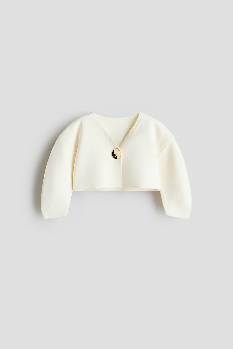 Button-Detail Cardigan