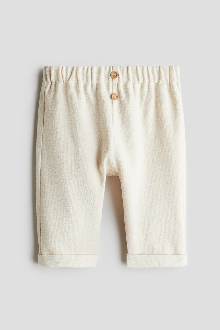 Button-Front Pants