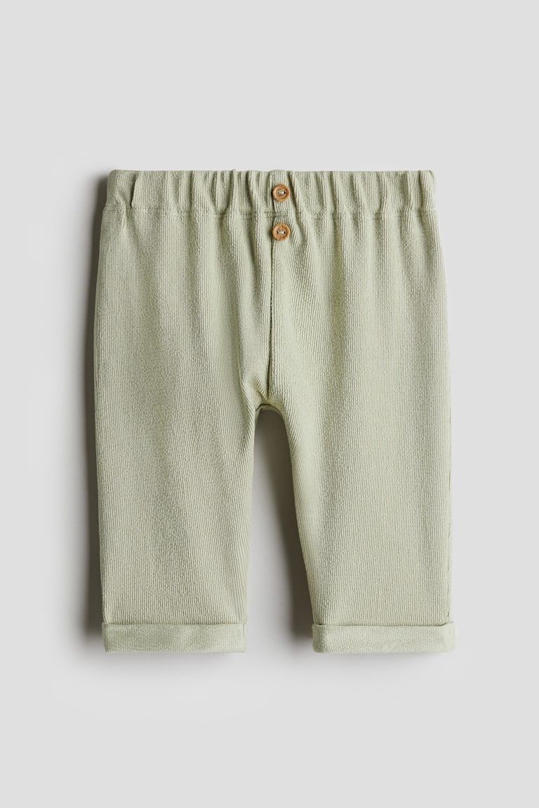 Button-Front Pants