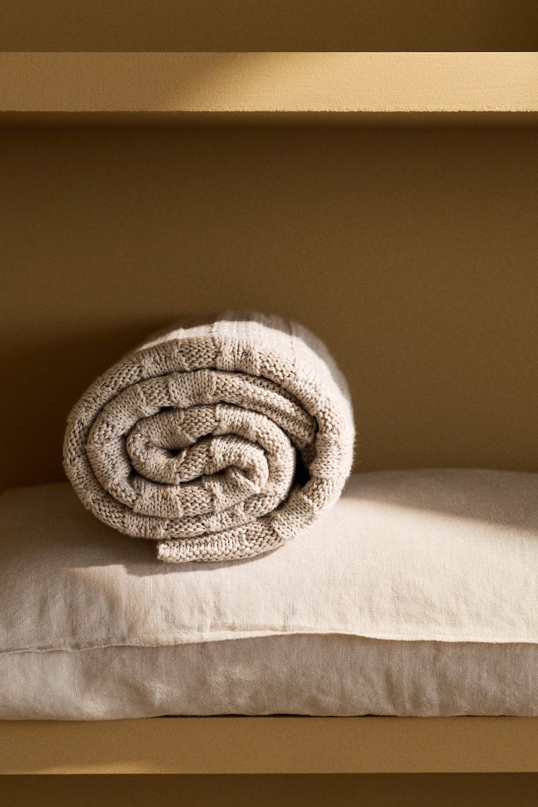 Cable-Knit Baby Blanket