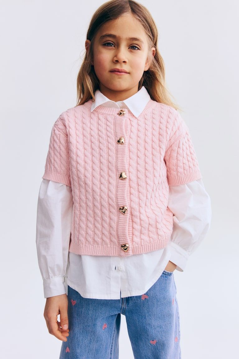 Cable-Knit Cardigan