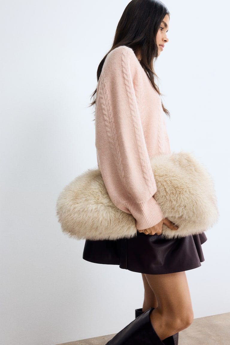 Cable-Knit Cardigan