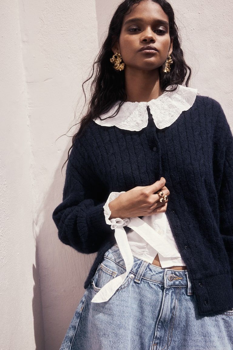 Cable-Knit Jacket