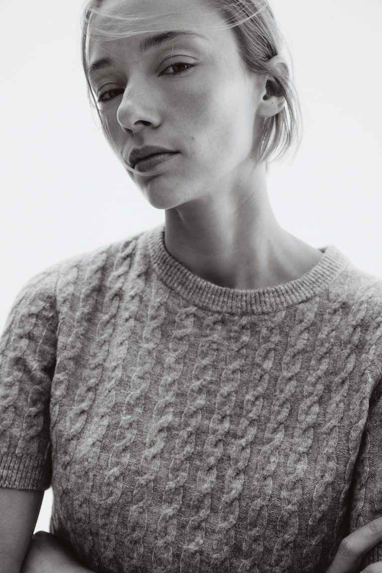 Cable-Knit Sweater
