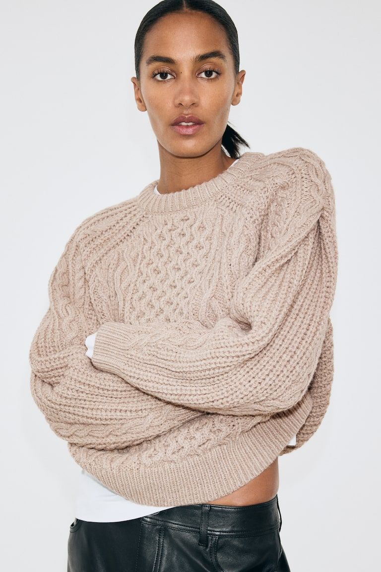 Cable-Knit Sweater