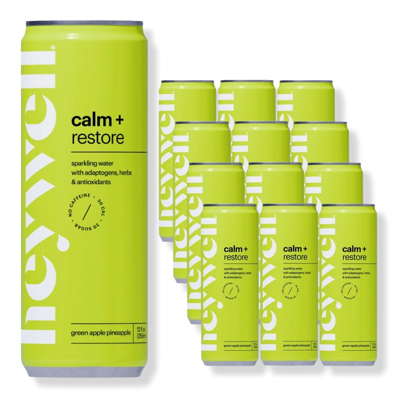 Calm + Restore Sparkling Green Apple Pineapple 12-Pack