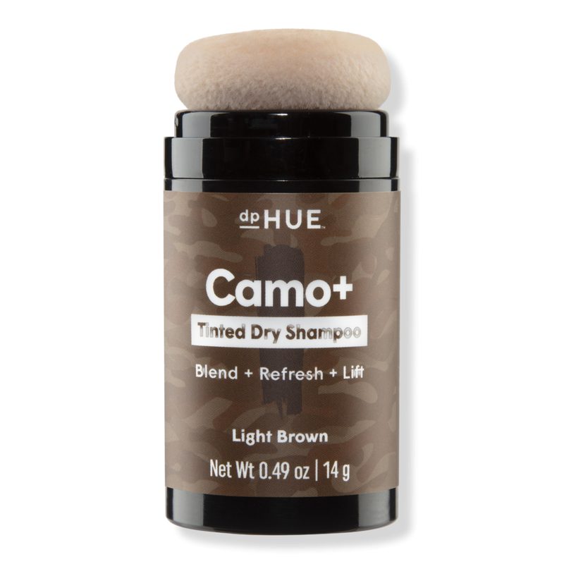 Camo+ Tinted Dry Shampoo Powder - Light Brown