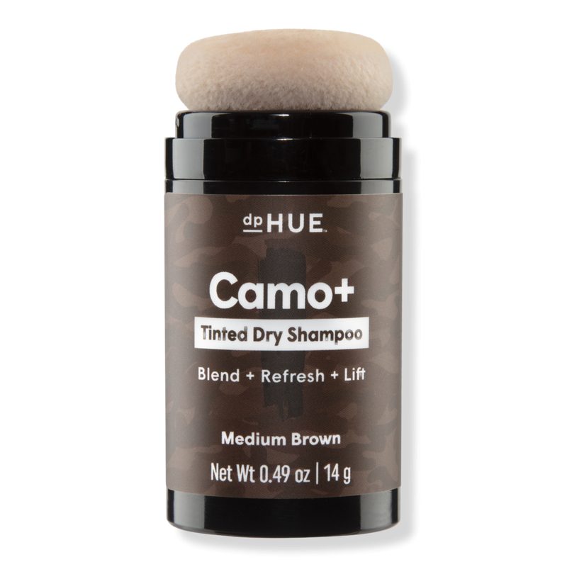 Camo+ Tinted Dry Shampoo Powder - Medium Brown