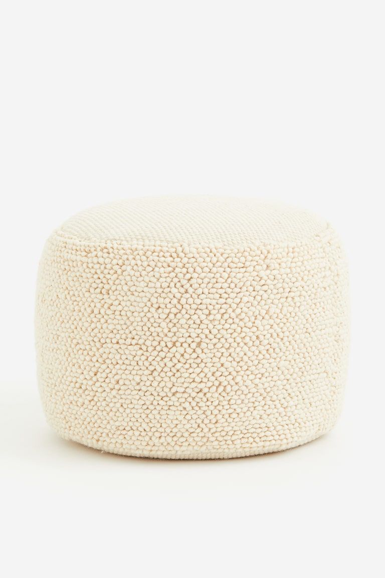 Canvas Pouffe