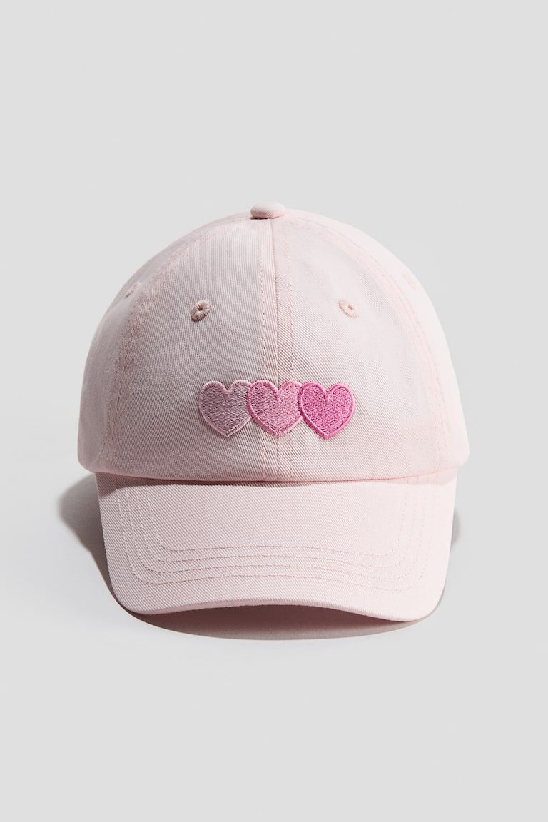Cap with Embroidered Detail